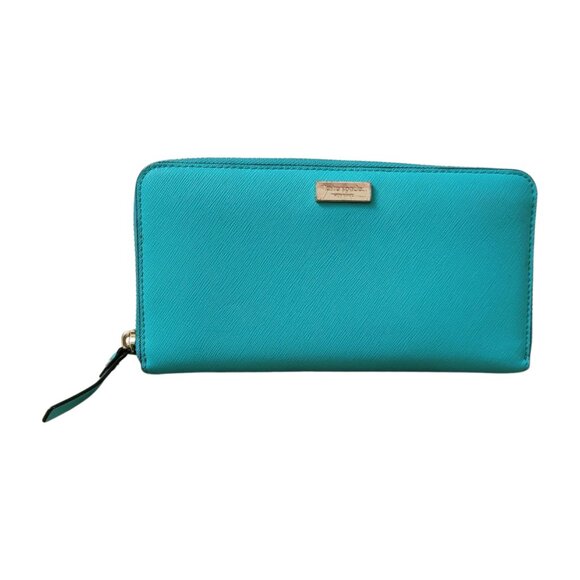 Kate Spade Turquoise Wallet - Picture 1 of 7
